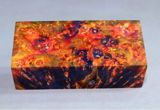 Stabilized Maple Burl Wood Mod Block